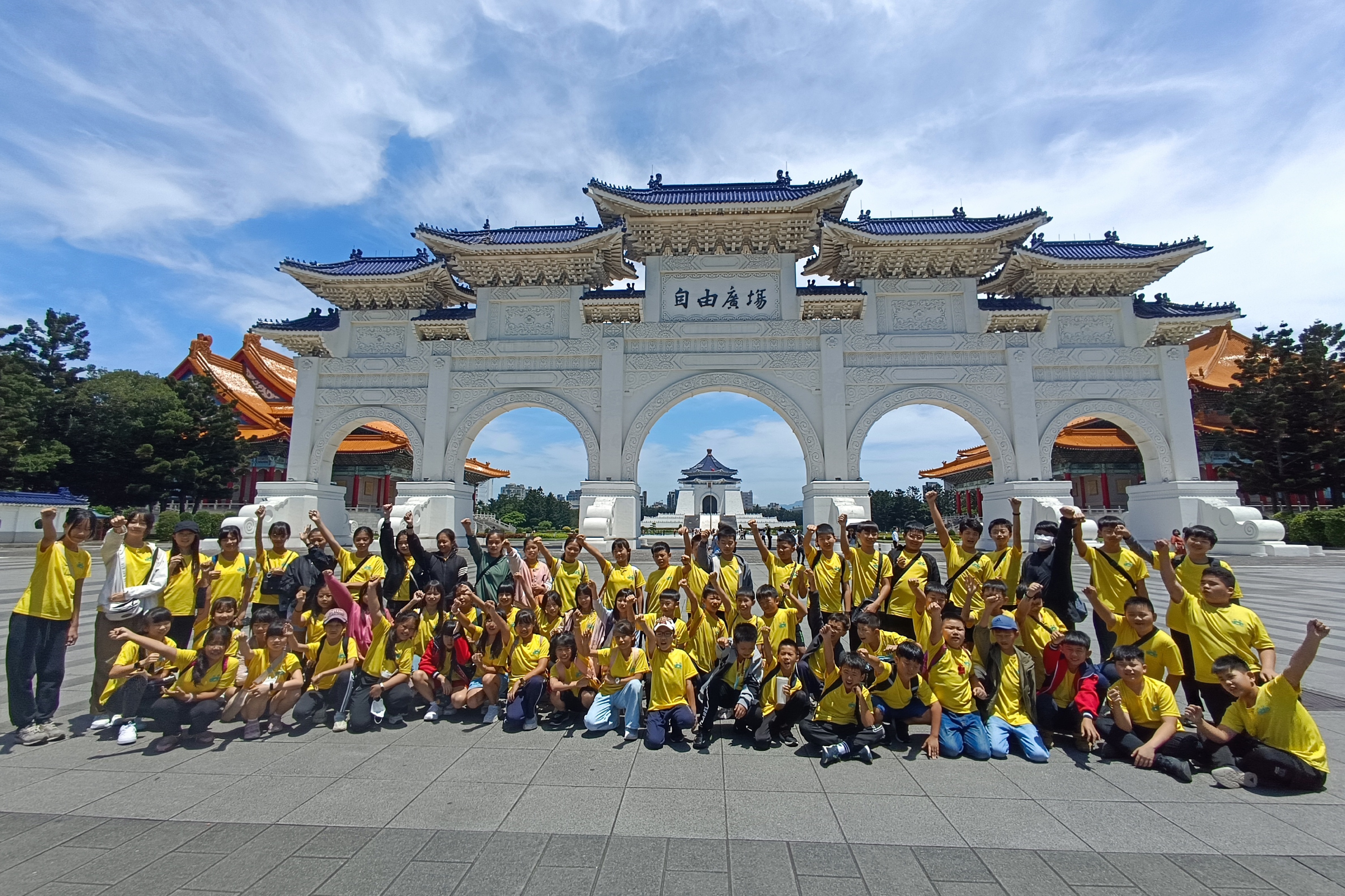 七堵國小參加兩廳院園丁計畫體驗。（基隆市文化局提供）