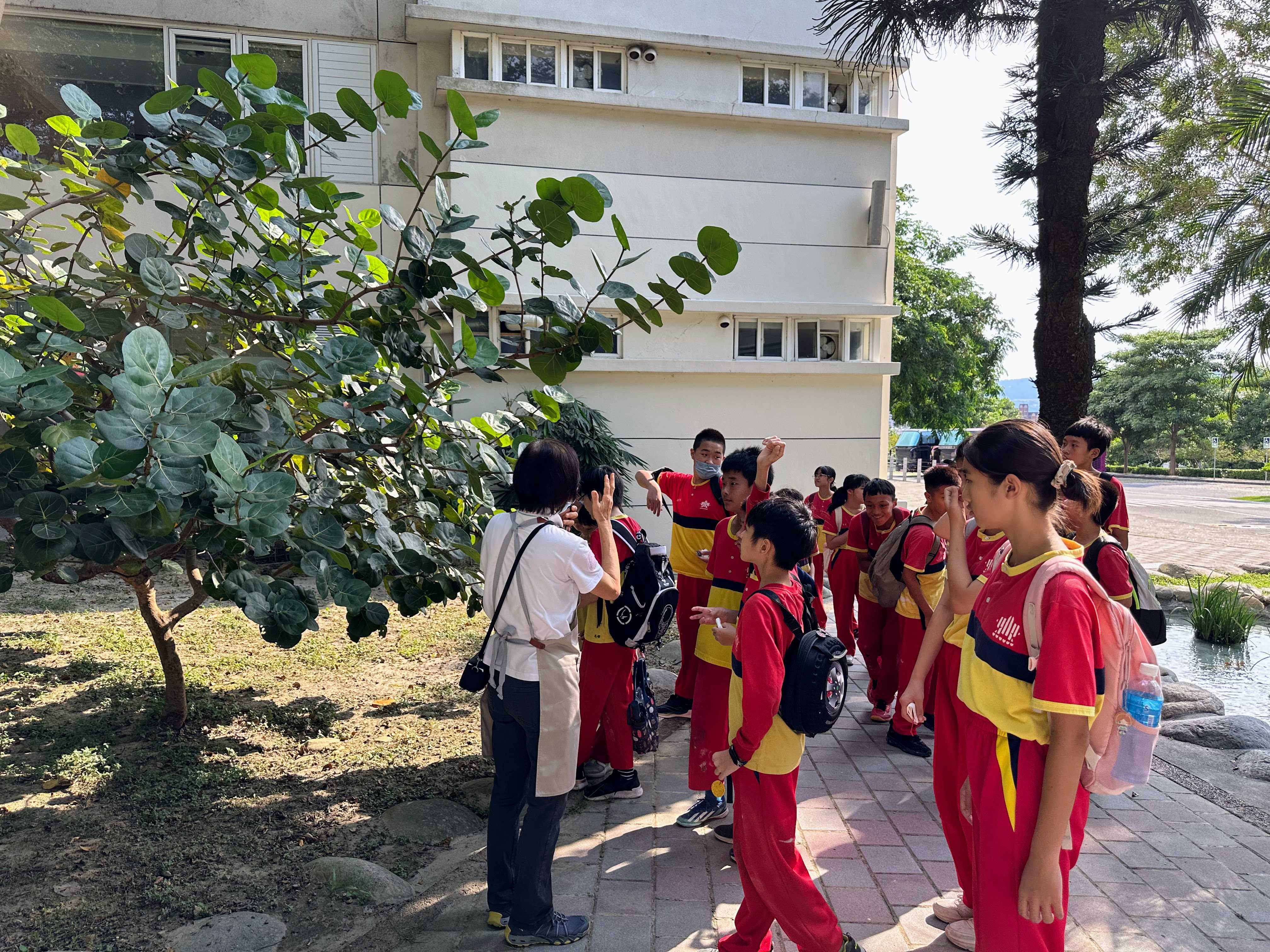 01_實地踏查橫山書法公園，園區內擁有大片陂塘造景